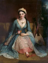 Une jeune femme grecque
